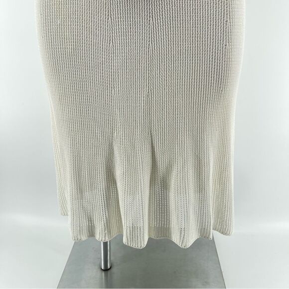Polo Ralph Lauren White Crochet Knit Sleeveless Summer Dress Small Lined, NWT - Picture 4 of 17